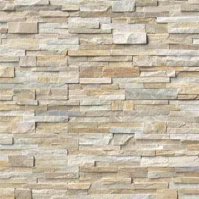 MS International Ledger Panels 6" x 24" Arctic White Natural Stone Tile