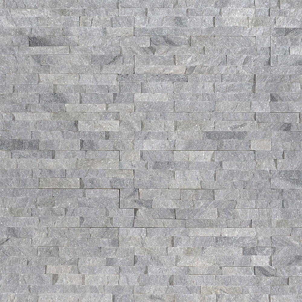 MS International Mini Stacked Stone 4.50" x 16" White Oak Natural Stone Tile