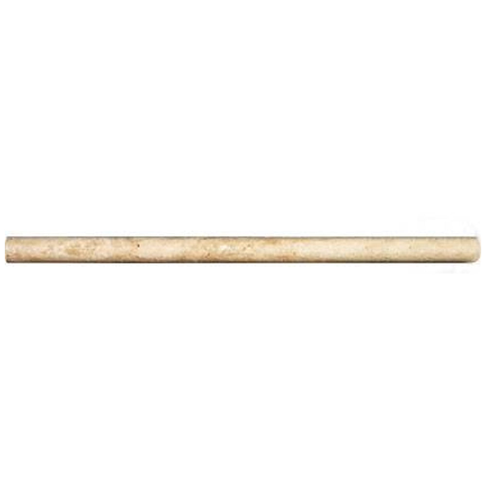 MS International Pencil Molding Travertine 0.75" x 12" Pencil Molding