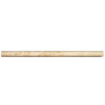 MS International Pencil Molding Travertine 0.75" x 12" Pencil Molding