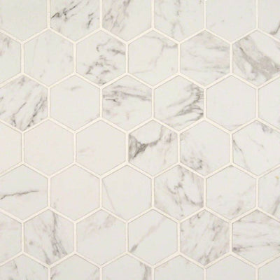 MS International Pietra Hexagon 12" x 12" Porcelain Mosaic