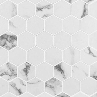 MS International Pietra Hexagon 12" x 12" Porcelain Mosaic