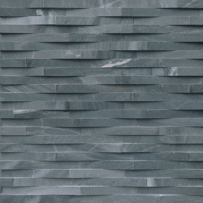 MS International RockMount Stacked Stone Panels 3D Wave 6" x 24" Marble Tile