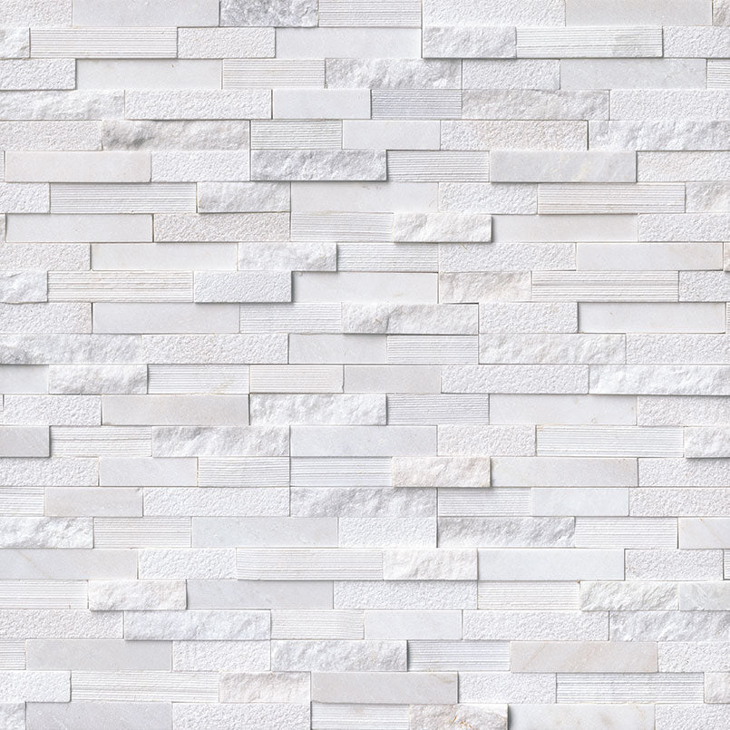 MS International RockMount Stacked Stone Panels Marble 6" x 24" Marble Tile