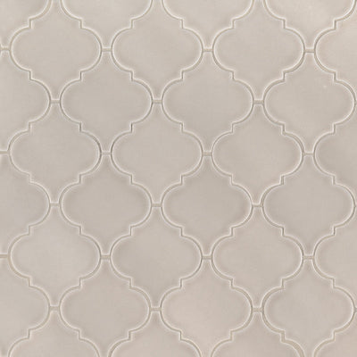 MS International Specialty Shape Arabesque 8mm 10.83" x 15.5" Ceramic Mosaic