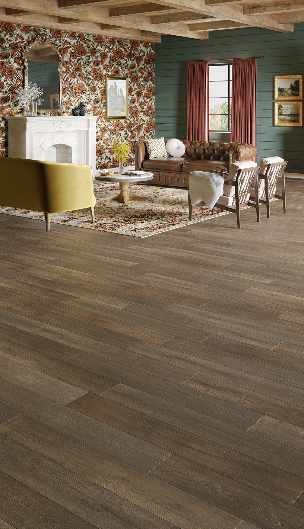 Mannington Adura Flex Plank Calico 7.25" x 48" Sable Vinyl Plank