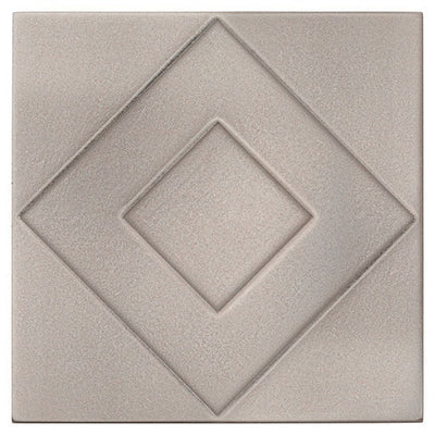 Marazzi GeoMetal Geometric 6" x 6" Nickel Metal Tile