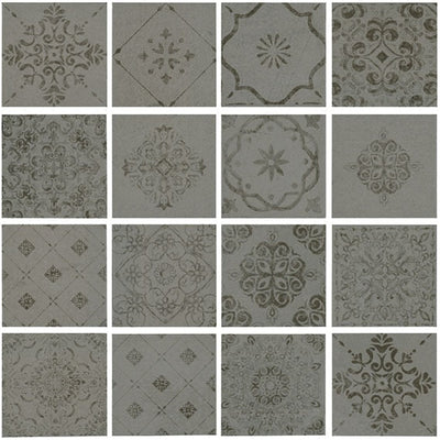 Marazzi Moroccan Concrete 12" x 12" Porcelain Mosaic