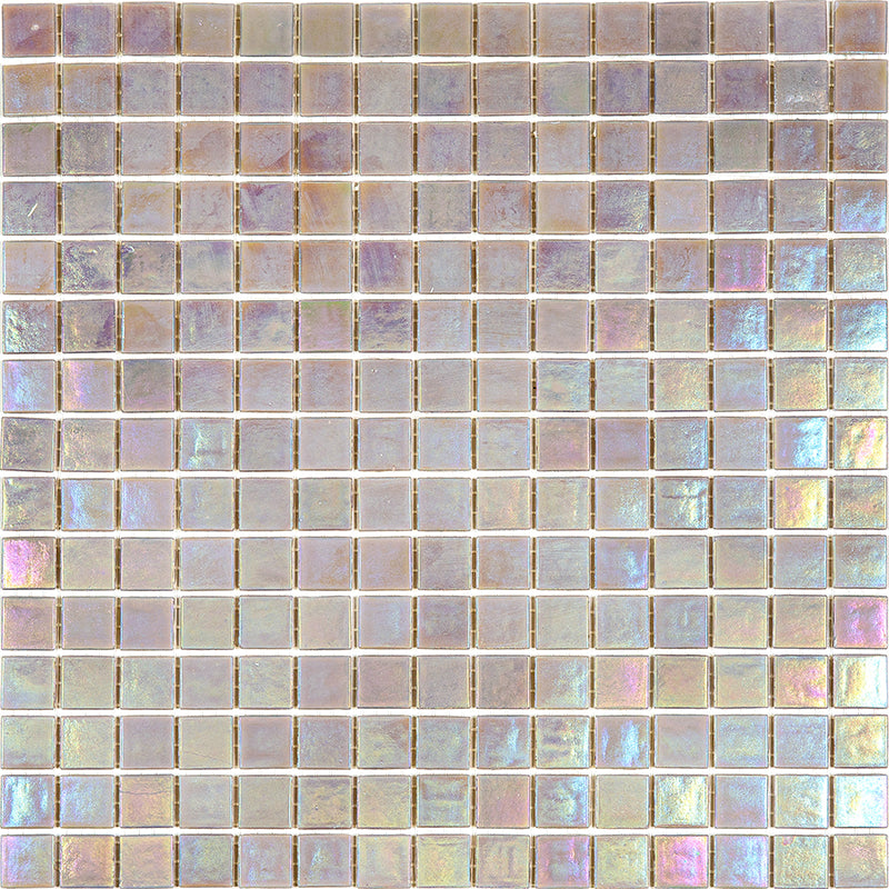 MIR Mosaic Pearly 0.8 x 0.8 12" x 12" Glass Mosaic