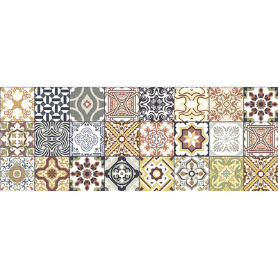MIR Mosaic Patina Deco 18" x 48" Ceramic Tile