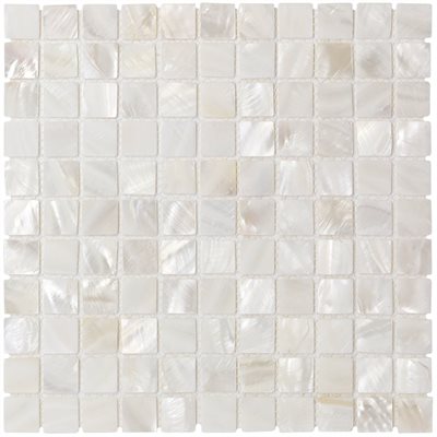 Soho Studio Pearl 1 x 1 11.75" x 11.75" Freshwater Shell Mosaic