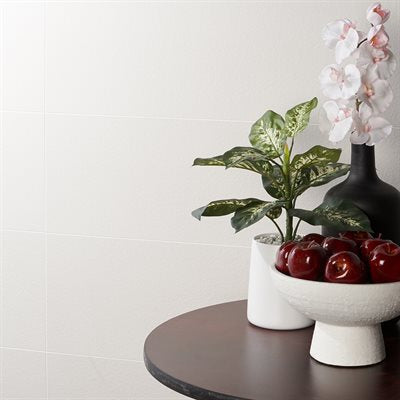 Soho Studio Accent 12" x 36" Basalt Bianco Ceramic Tile
