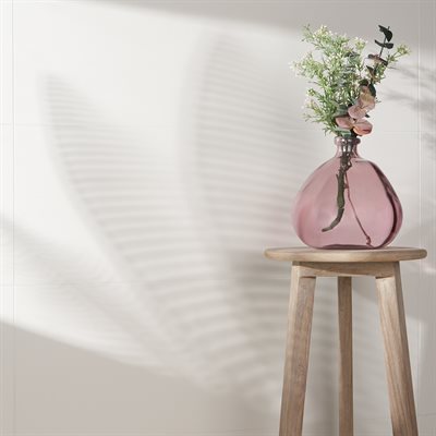 Soho Studio Accent 12" x 36" Azahar White Ceramic Tile
