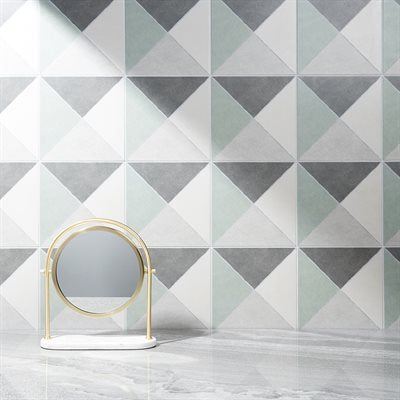 Soho Studio Artstract 8.78" x 8.78" Diamond Sage Porcelain Tile