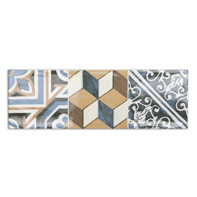 Soho Studio Bulevar Deco 4" x 12" Ceramic Tile
