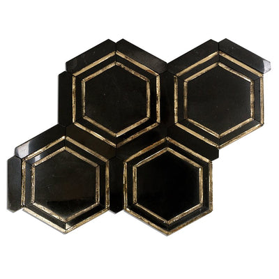 Soho Studio Cass 9.64" x 11.1" Ole Glass & Marble Mosaic