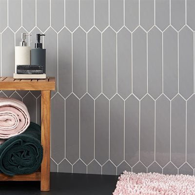 Soho Studio Clark 2.6" x 13" Grey Ceramic Tile
