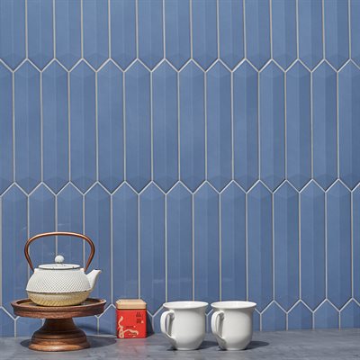 Soho Studio Clark 2.6" x 13" Contour Marine Ceramic Tile