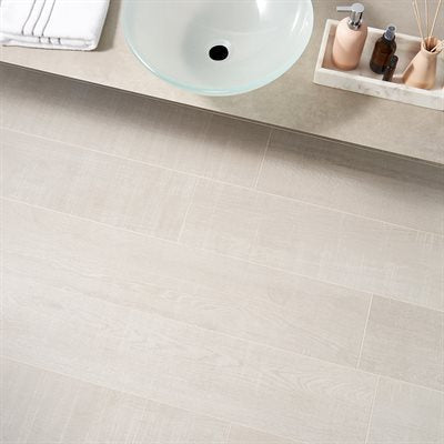 Soho Studio Crestwood 8" x 48" White Porcelain Tile