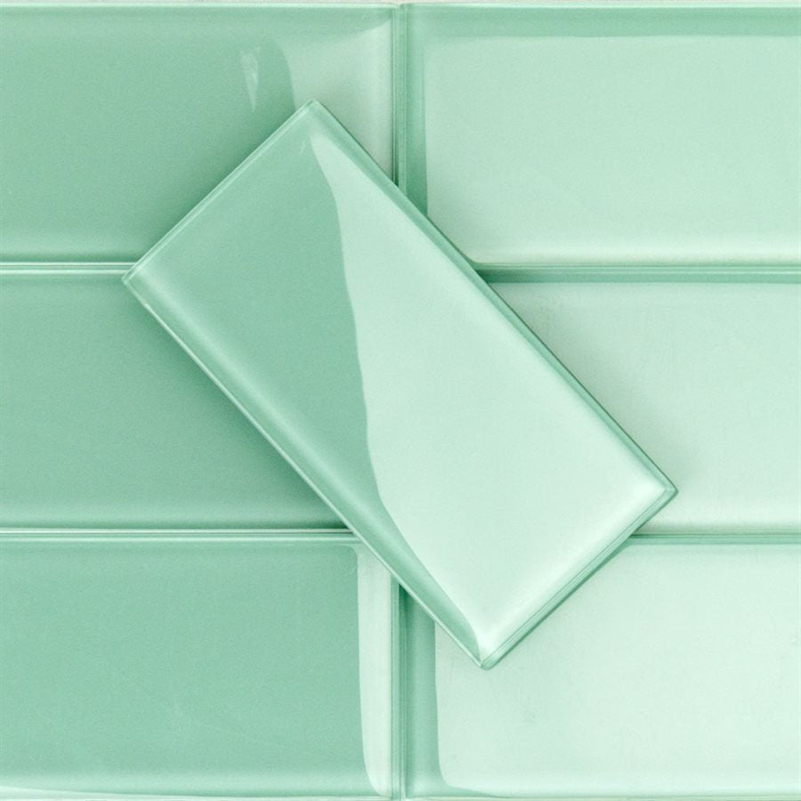Soho Studio Crystal 3" x 6" Super White Glass Tile