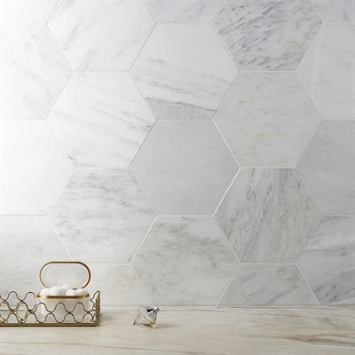 Soho Studio Epoch 10" x 10" Asian Statuary Marble Tile