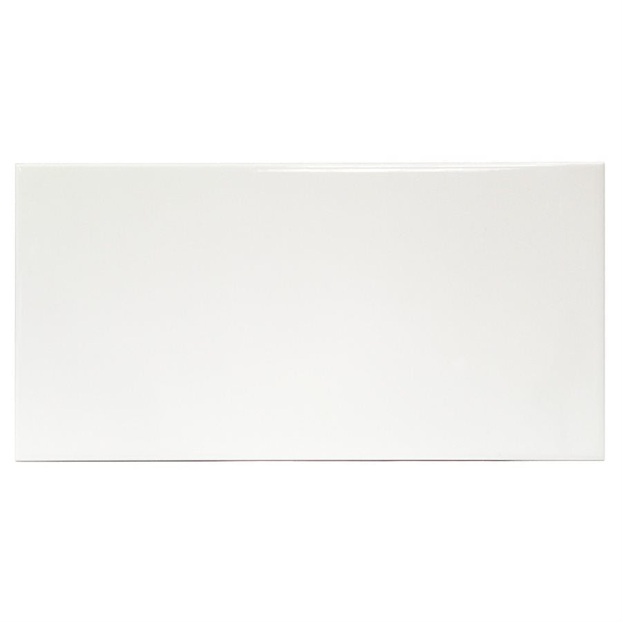 Soho Studio Everyday 8" x 16" White Ceramic Tile