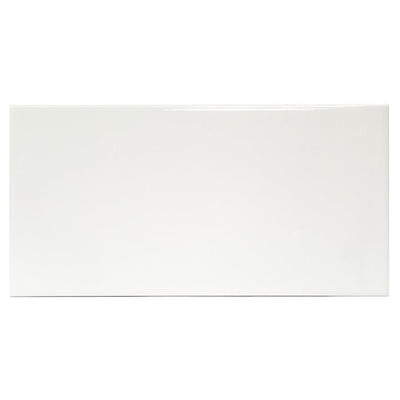 Soho Studio Everyday 8" x 16" White Ceramic Tile