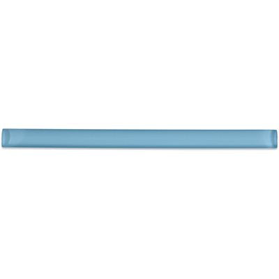 Soho Studio Glass Pencil 0.75" x 12" Turquoise Polished Glass Strip