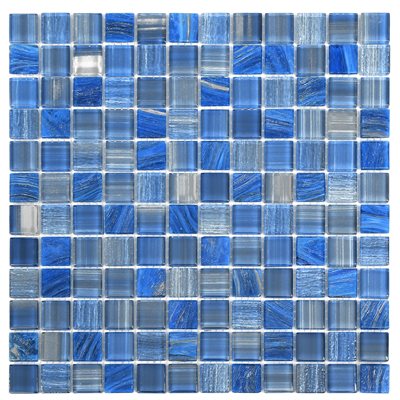 Soho Studio Kalama 1 x 1 11.81" x 11.81" Glass Mosaic