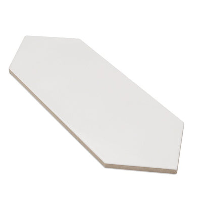 Soho Studio Kite 4" x 12" White Porcelain Tile