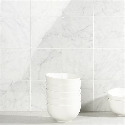 Soho Studio Marmi D'Italia 6" x 6" Bianco Gioia Matte Porcelain Tile