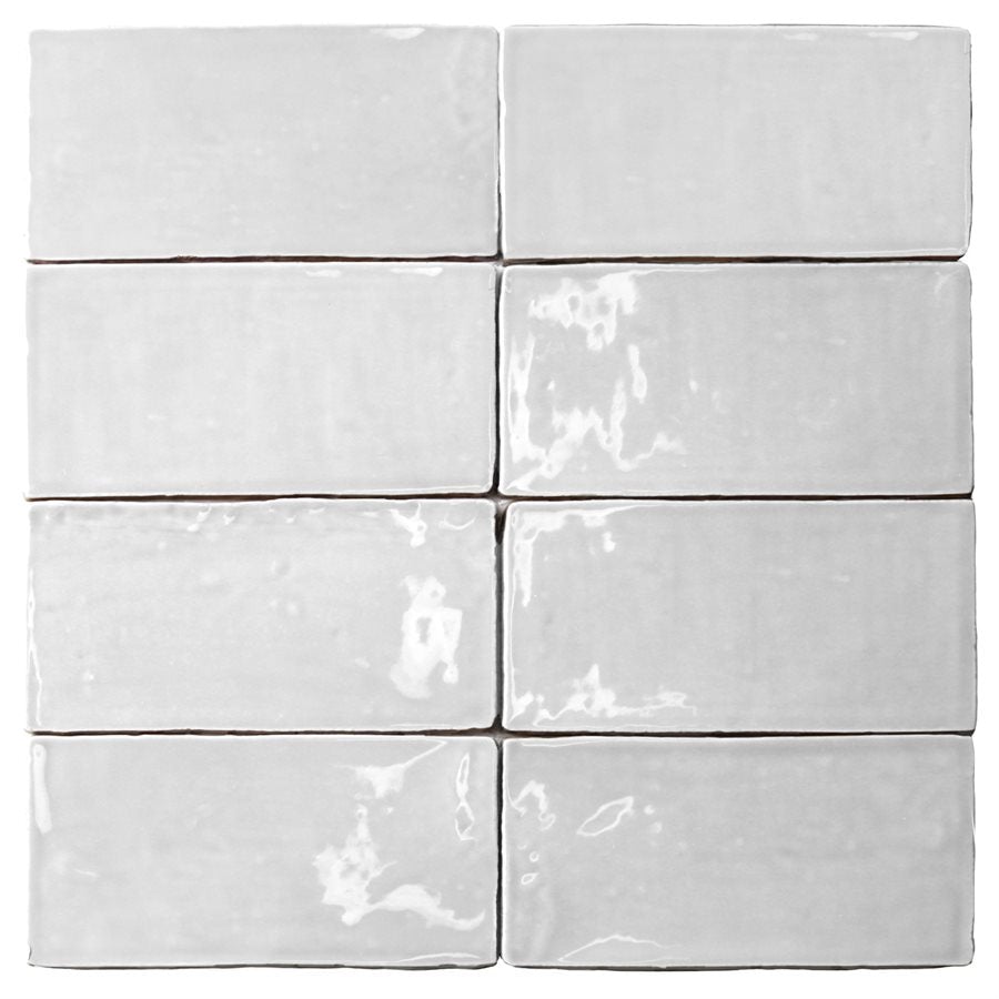 Soho Studio Masia 3" x 6" Blanco Ceramic Tile