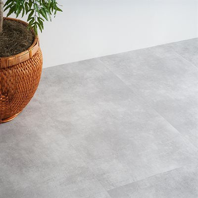Soho Studio Minetta 18" x 36" Concreto Silver Vinyl Tile