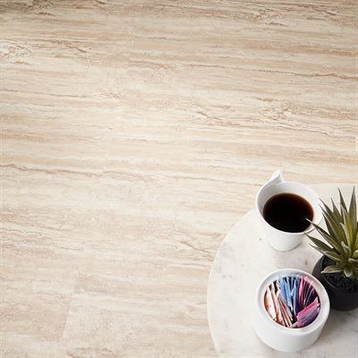Soho Studio Minetta 18" x 36" Riverstone Crema Vinyl Tile