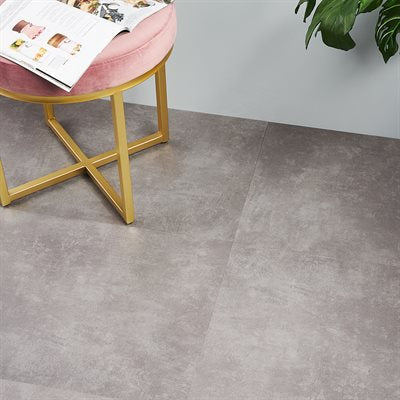 Soho Studio Minetta 18" x 36" Concreto Grafito Vinyl Tile