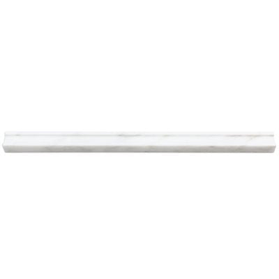 Soho Studio Mod Liners 0.75" x 12" Fluted Pencil Asian Statuary Marble Strip