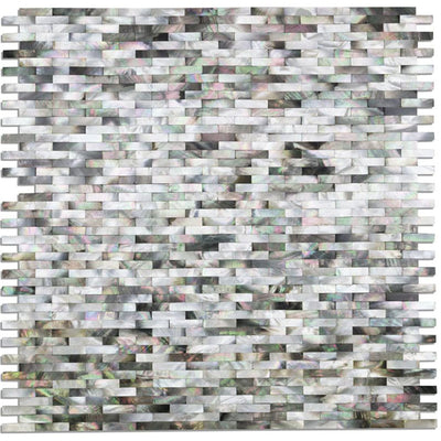 Soho Studio Pearl 11.63" x 12" Freshwater Shell Mosaic