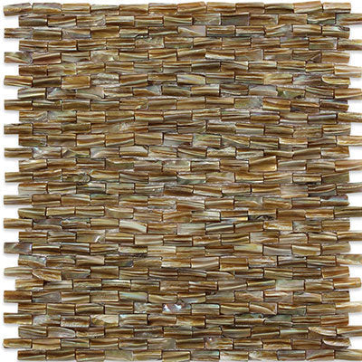 Soho Studio Pearl 11.75" x 12" Freshwater 3D Brick Freshwater Shell Mosaic