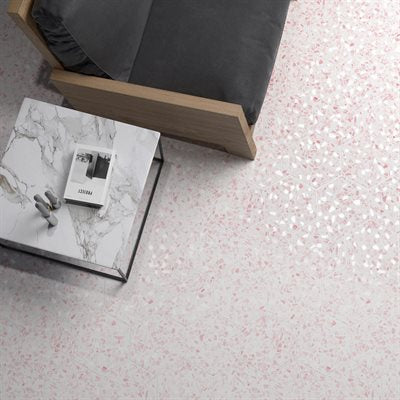 Soho Studio Riazza 9.13" x 10.51" Pink Porcelain Tile