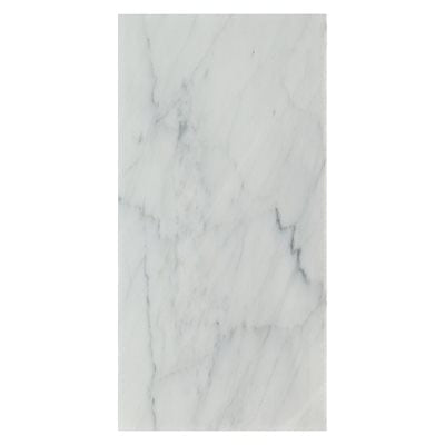 Soho Studio White Carrara 12" x 24" White Carrara Marble Tile