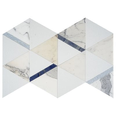 Soho Studio Wunder 13.6" x 23.6" Marble Mosaic