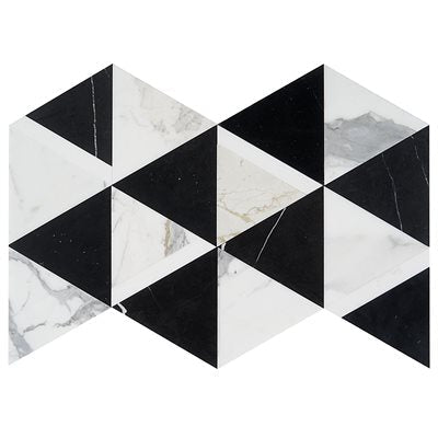 Soho Studio Wunder 13.6" x 23.6" Marble Mosaic