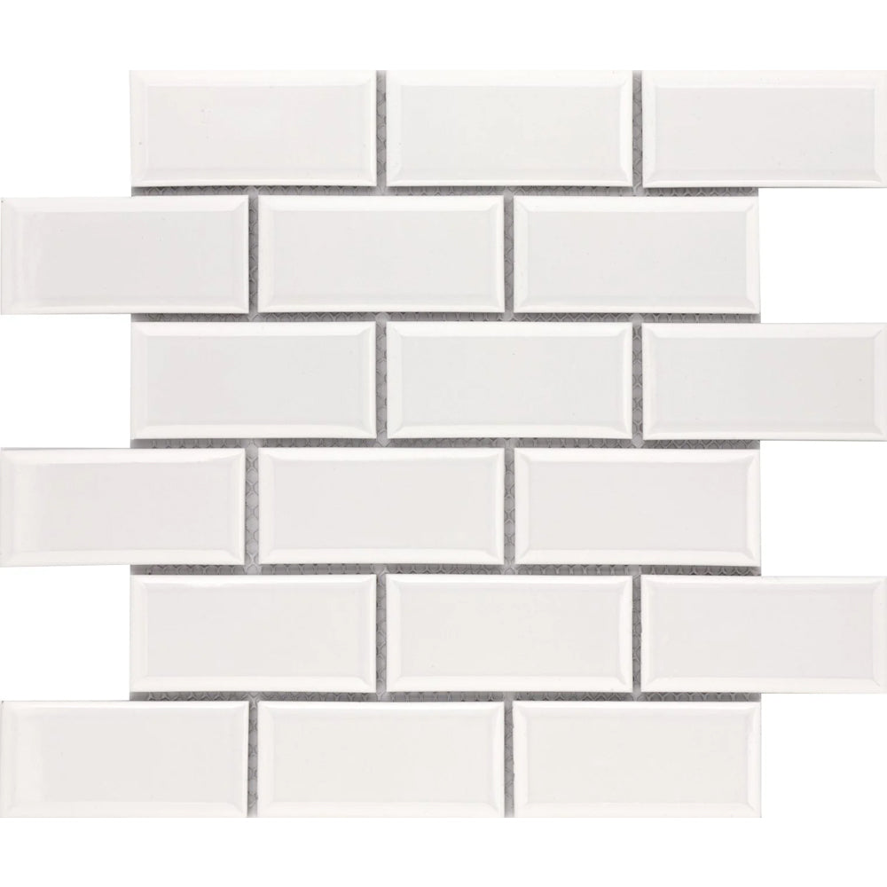 Roca Tile CC Plus Brick 2 x 4 12" x 12" Porcelain Mosaic