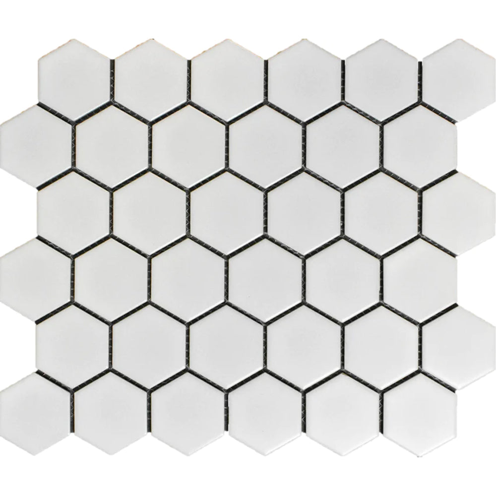 Roca Tile CC Hexagon 2 x 2 12" x 12" Porcelain Mosaic