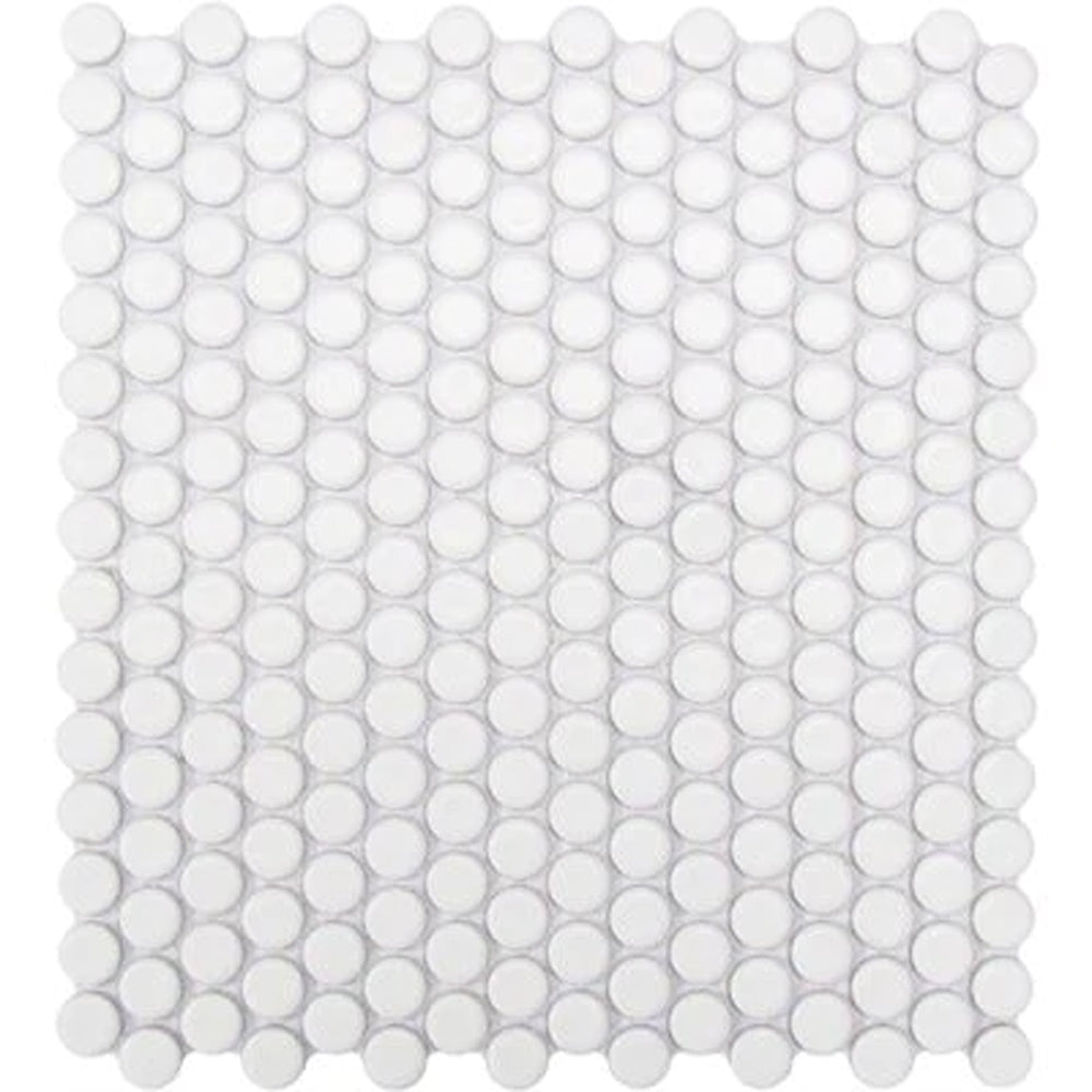 Roca Tile CC Penny Round 12" x 12" Porcelain Mosaic