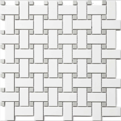 Roca Tile CC Basketweave 12" x 12" Porcelain Mosaic