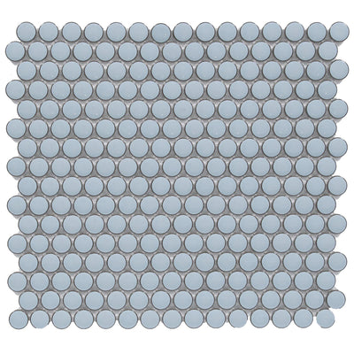 Roca Tile CC Plus Penny Round 12" x 12" Porcelain Mosaic