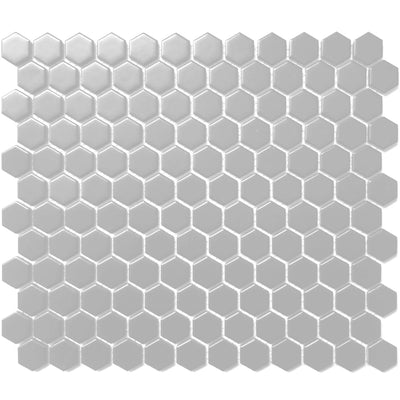 Roca Tile CC Hexagon 1 x 1 10" x 12" Porcelain Mosaic