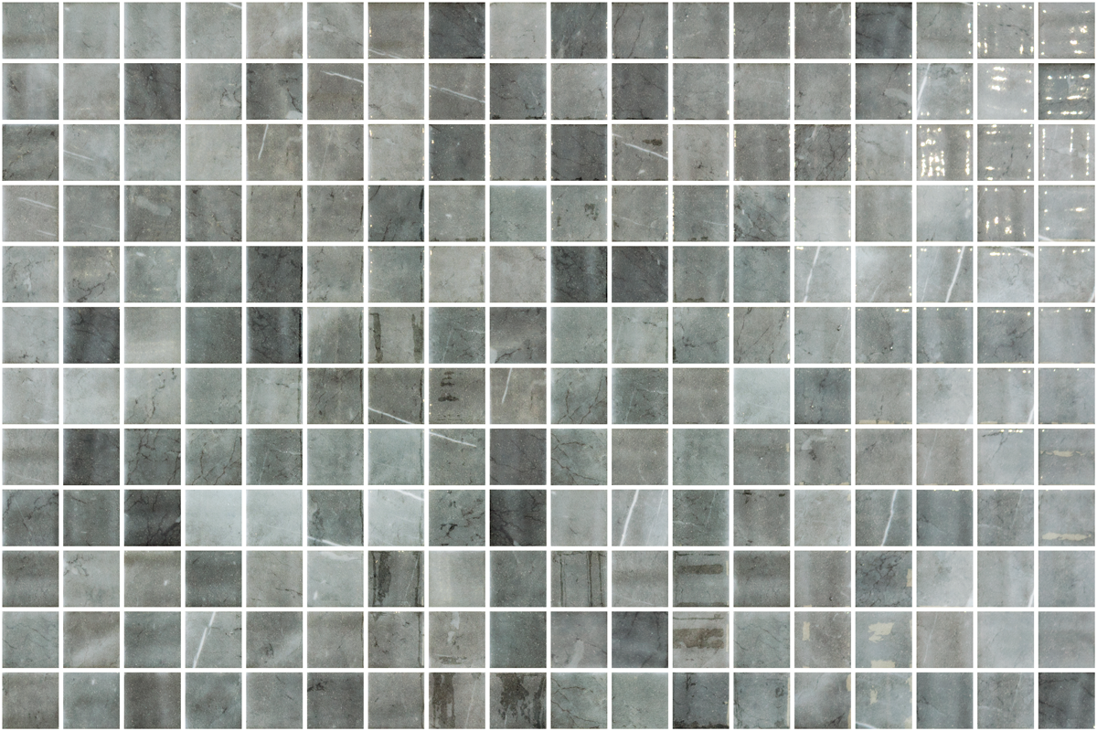 QDI Surfaces Vanguard 1 x 1 12.25" x 18.25 Glass Mosaic