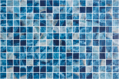 QDI Surfaces Vanguard 1 x 1 12.25" x 18.25 Glass Mosaic